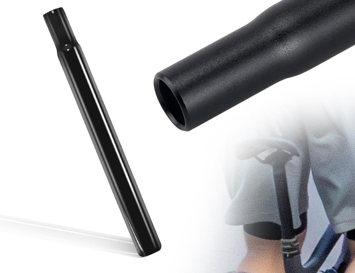 Verstelbare Zadelpen met Vering 2.8x300mm - Geschikt voor Mountainbike, Racefiets en Stadsfiets van Duurzaam Ijzer