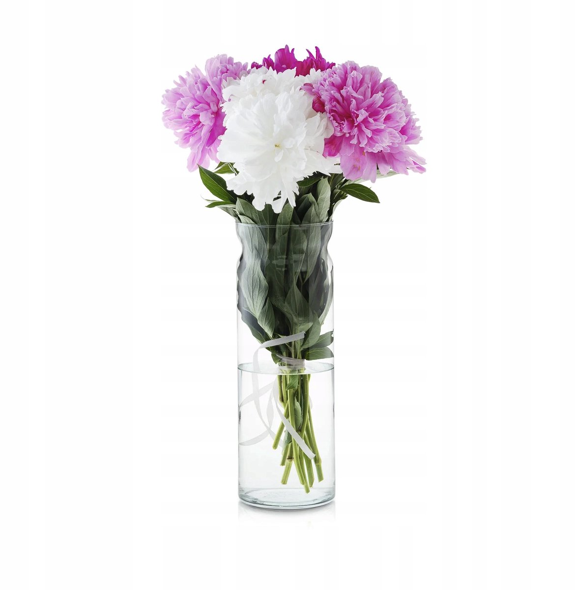 Hoge Glazen Vaas Transparant 35 cm - Stijlvolle Bloemdecoratie