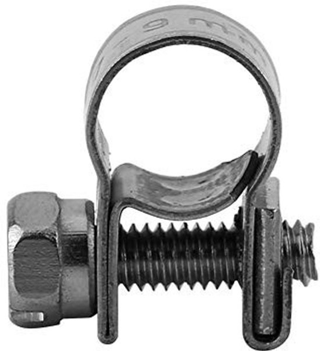 Dailygoods- Slangklemmen Assortiment - Roestvrij Staal - 10 Stuks - Brandstofslang