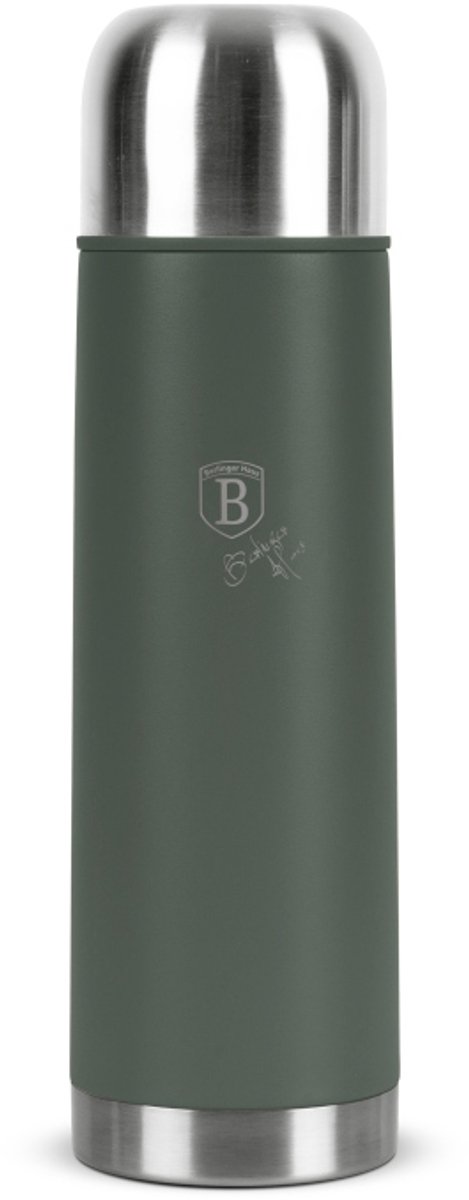Roestvrijstalen thermosfles 0,75 l uit de Matte Green Collection