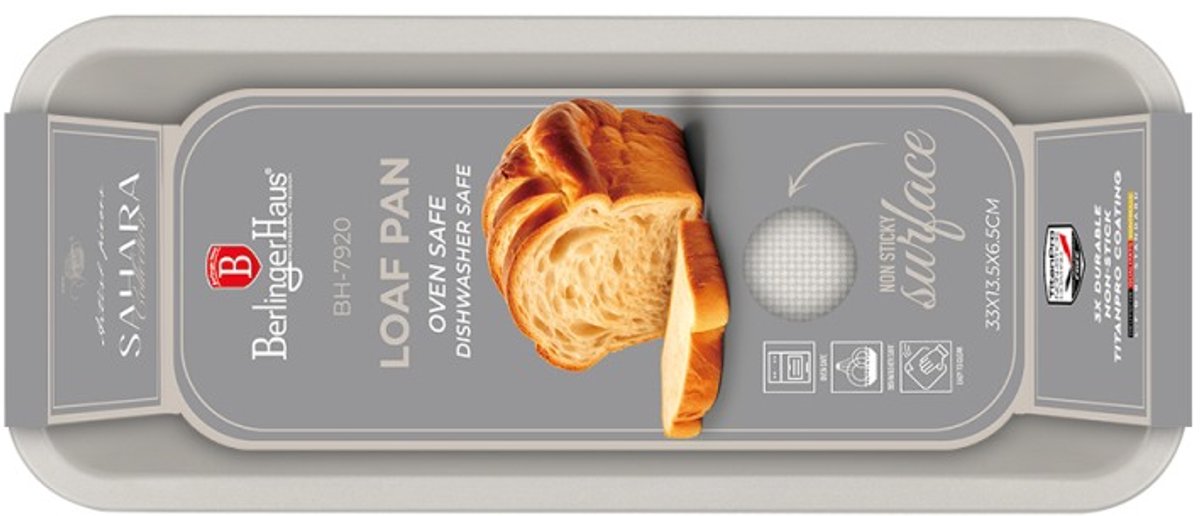Bakvorm voor bisschopsbroodje met titaniumcoating uit de Sahara-collectie