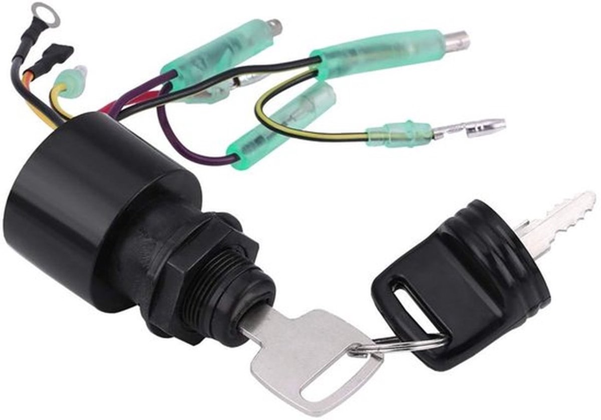 Boot Ontstekingsschakelaar Assemblage voor Mercury Buitenboordmotor - Afstandsbedieningskast 87-17009A5, Vervangingsonderdeel, Hoogwaardige Kwaliteit, Duurzaam Ontwerp