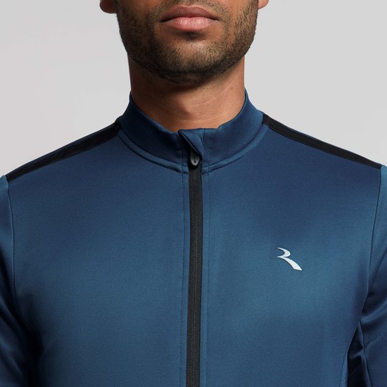 Rogelli Core Fietsshirt Heren Lange Mouwen - Wielershirt - Comfort fit - Blauw - Maat M van Merkloos — afbeelding 4