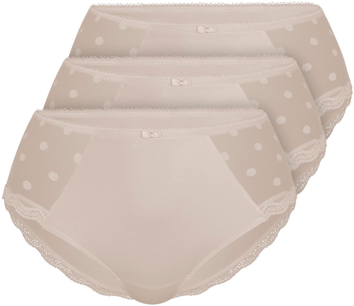 3-pack Slipjes DOTTED MESH