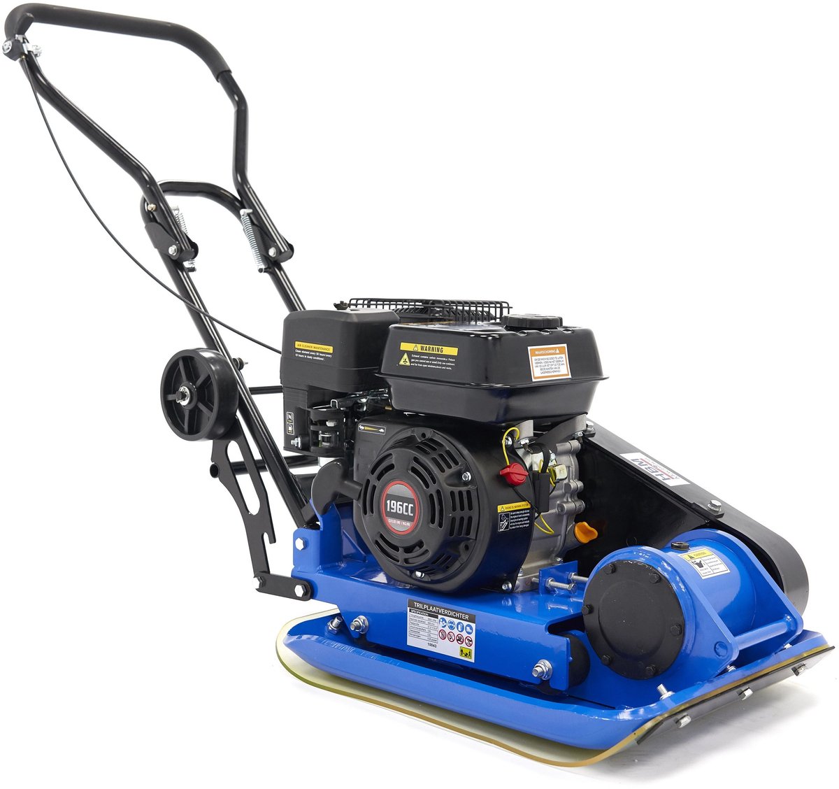 6,5 PK / 196 CC Trilplaat Inclusief Wielenset en Bestrating Beschermplaat 13000N