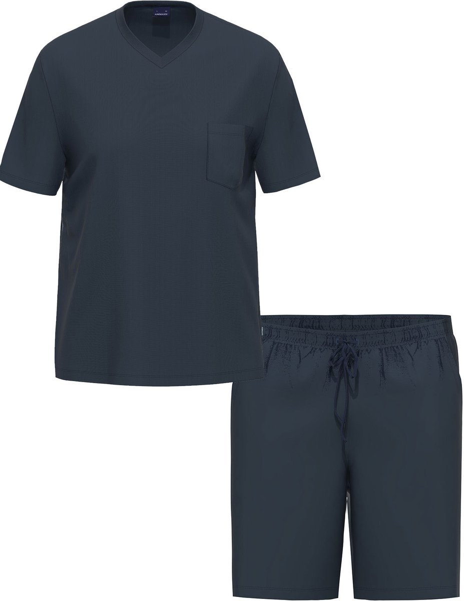 Heren T-shirt, bermudashort Night & Relax