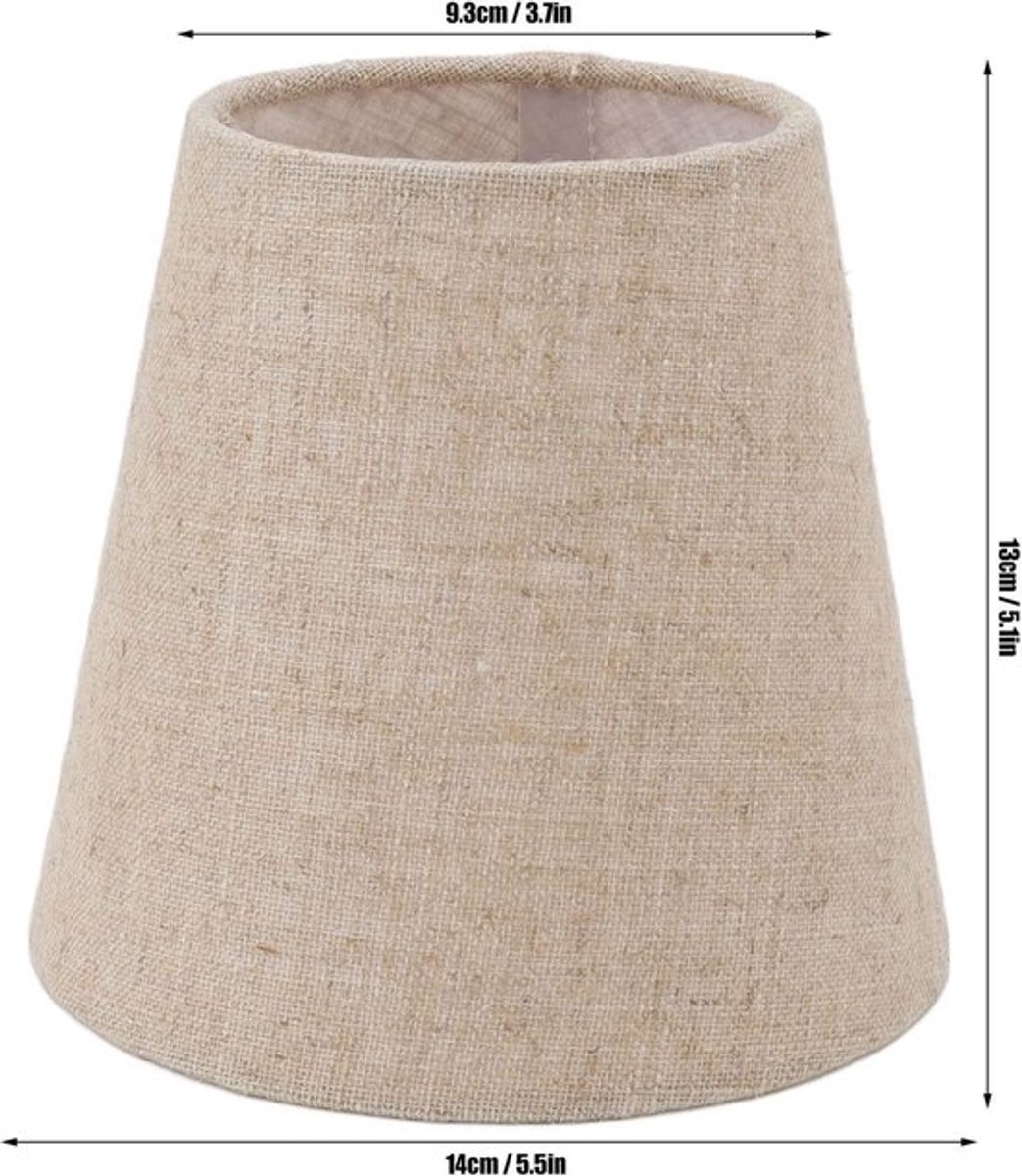 Store_7 - Kleine Lampenkap - Lampenkap Clip - Verlichting Accessoires - Linnen Stof