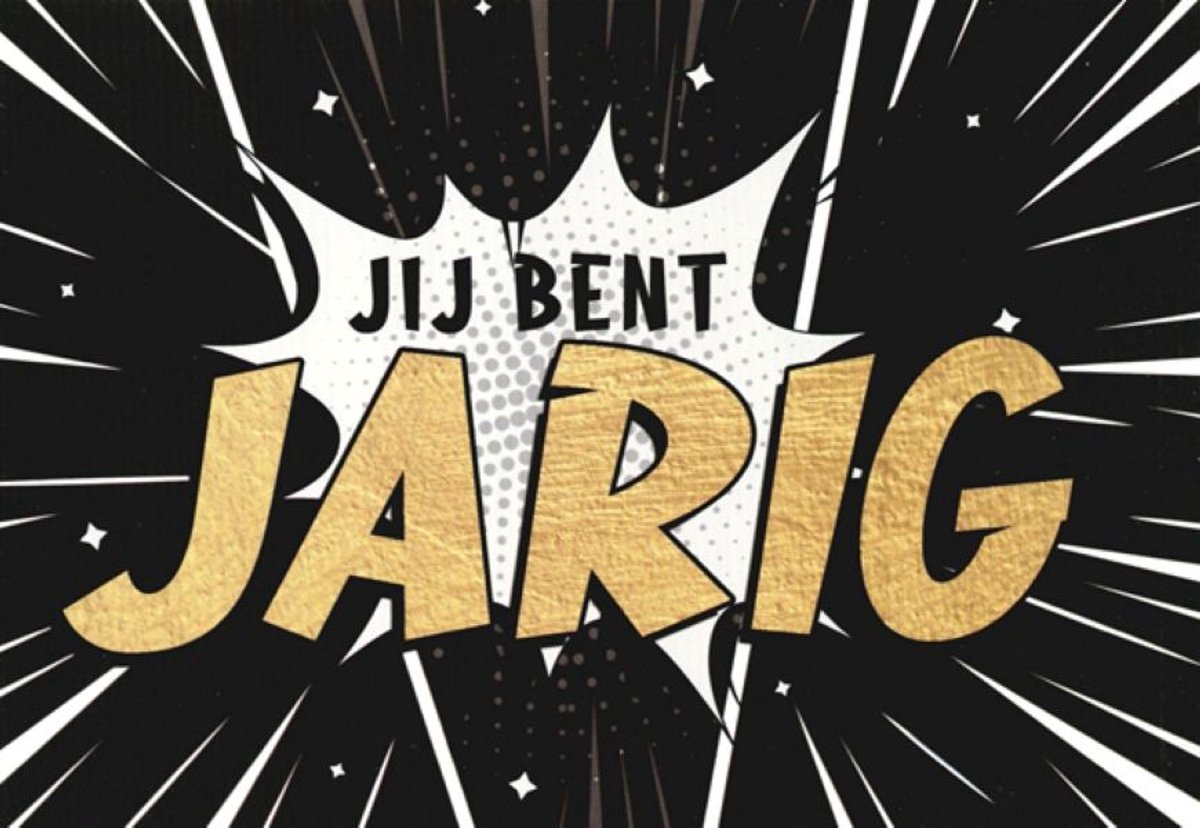 Verjaardagskaart volwassenen | Wenskaart | 10 stuks | Jij bent jarig