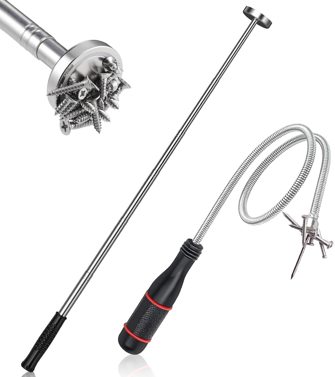Telescopische Magnetische Stang met Sterke Laadcapaciteit van 16 kg, Flexibele Lifter en Grijper voor Diverse Toepassingen, 23-87 cm Verstelbaar en Draagbaar