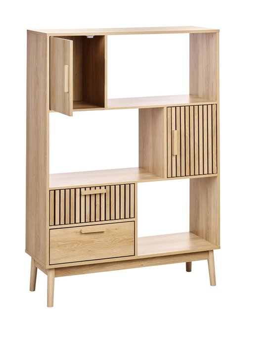 LYNWOOD - Boekenkast - Lichthout - MDF