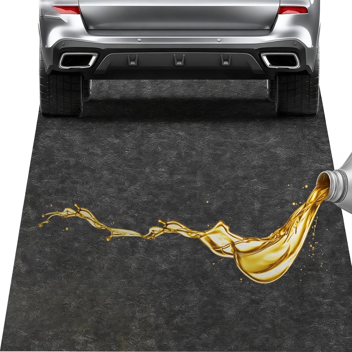 Duurzame Olieopvangmat 100 x 200 cm voor Werkplaats en Garage, Vloermat tegen Vlekken, Gemakkelijk Schoon te Maken en Antislip
