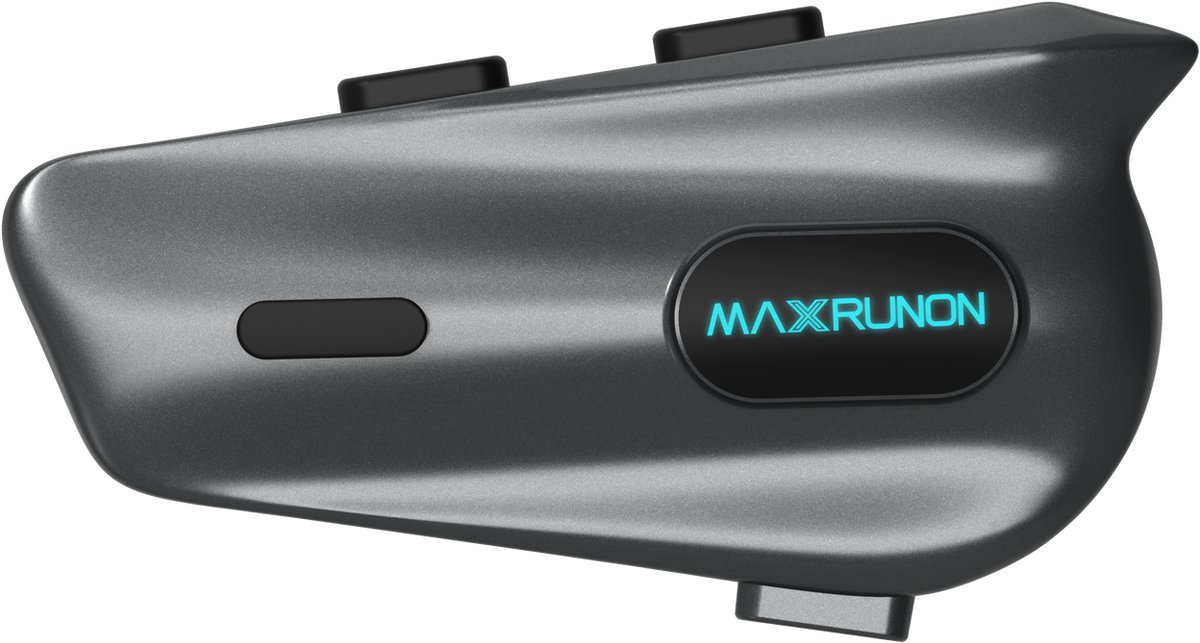 MAXRUNON 2Y Motor Intercom - Bluetooth 5.3 Motorhelm Headset voor 2 Rijders - 500m Bereik - Ruisonderdrukking - FM Radio - IPX5