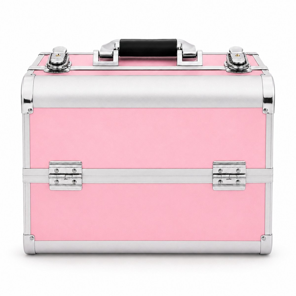 Beautycase - Beautykoffer - Roze - Aluminium - Voor Make-up, Nagel, Kapper en Cosmetica