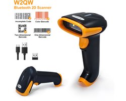 Dryvia Barcode Scanner - Draadloos - Handscanner voor 1D Barcodes & 2D QR Codes - 2.4 GHZ Plug & Play
