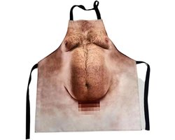 Grappig Schort - 1 Stuk - Keukenschort - 60 X 80 Cm - Cadeau Grappig Schort - BBQ-Schort - Grappig Creatief Schort Voor Mannen - Grappig Kookschort - Horeca Sloof - Geschikt Voor Koks, Barbecueliefhebbers En Feestgangers