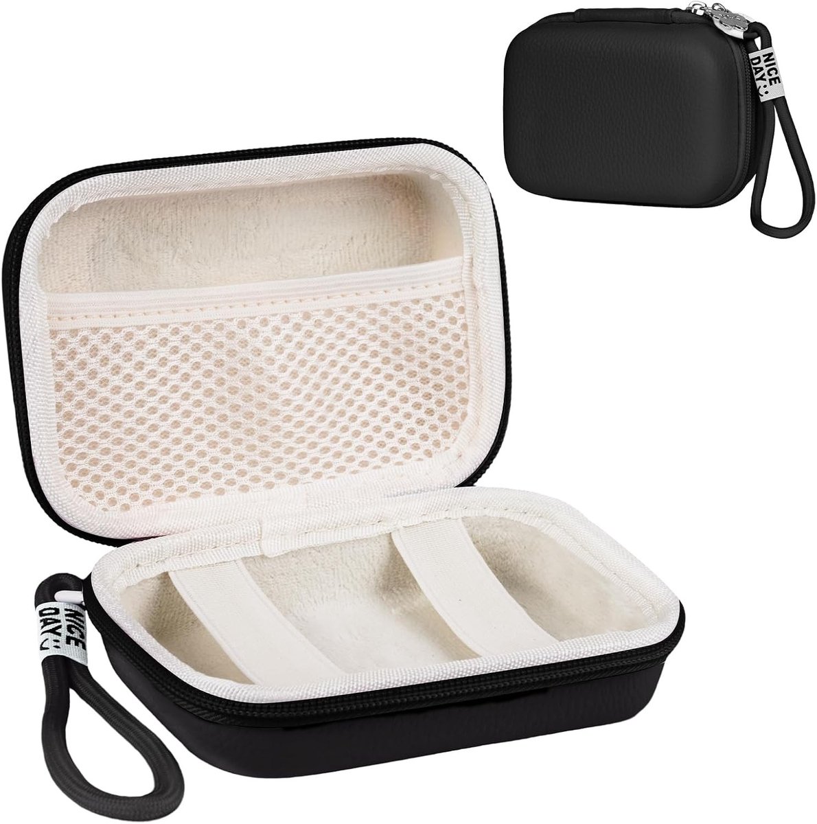 Digitale Camera Tas, Compacte Tas voor Reiscamera's, Bescherming en Opbergruimte, Zwart