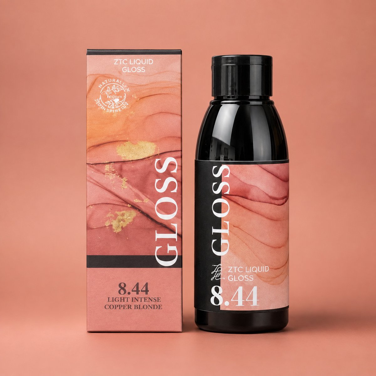ZTC Liquid Gloss - 8.44 Light Intense Copper Blonde - 100 ml