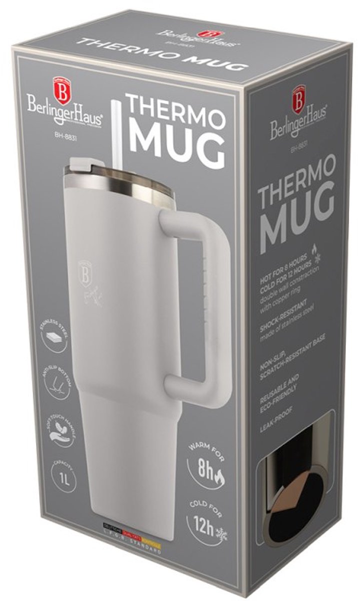 BerlingerCup thermosbeker met dubbele wand, 1 l, Sahara Collection — cadeau in Koken & Dineren - foto 5