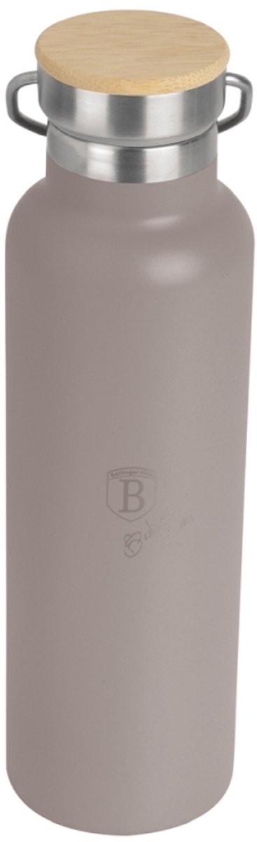 Dubbelwandige thermosfles van roestvrij staal, 0,6 l, Taupe Collection