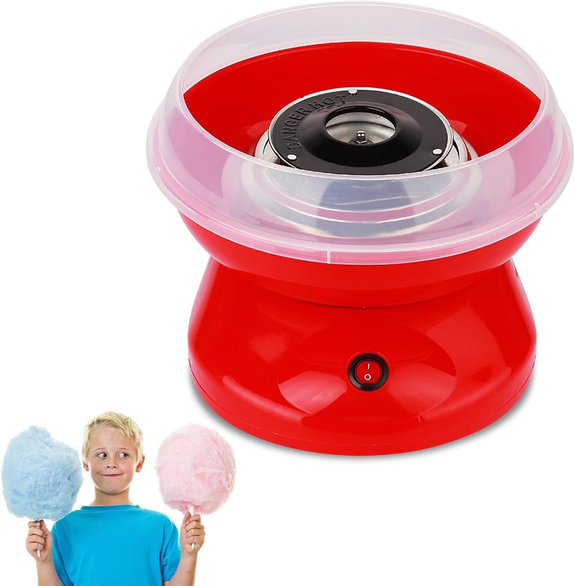 Suikerspinmachine 450 W voor Feesten, Eenvoudig Schoon te Maken, Ideaal voor Volwassenen en Kinderen, Perfect voor Evenementen