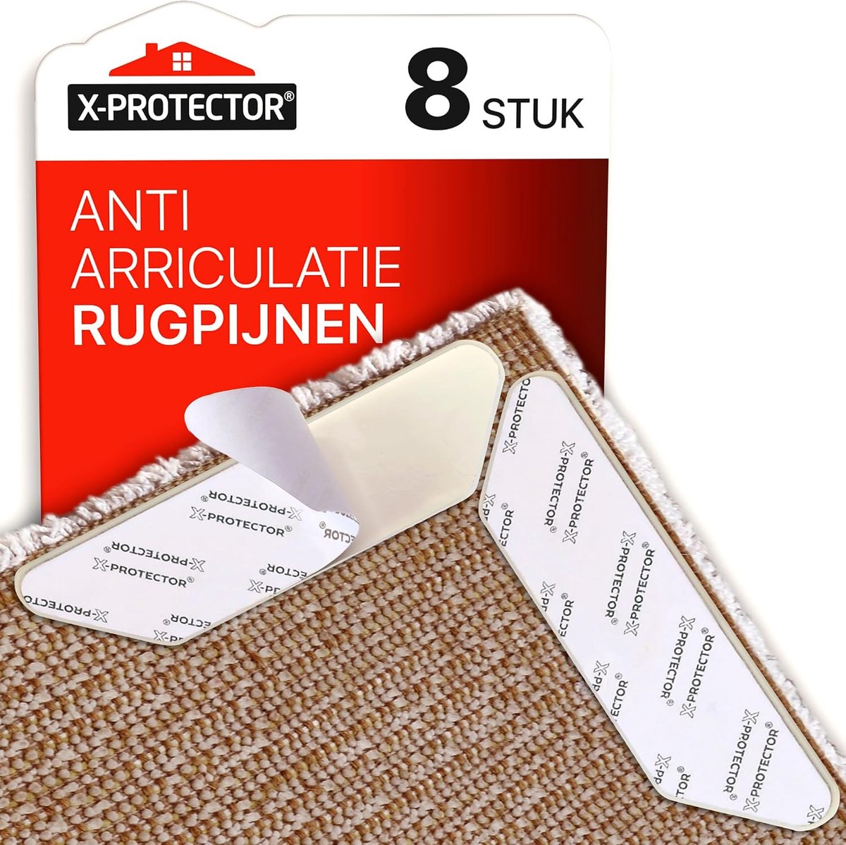 Vloerkleed - Set van 8 - Antislip - Binnen en Buiten