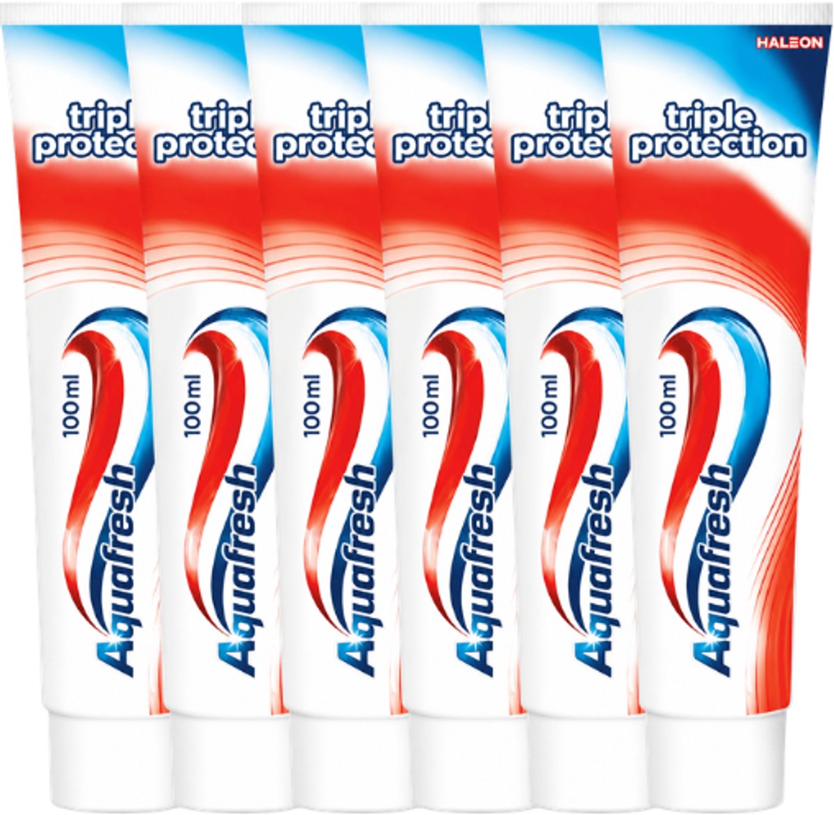 Aquafresh Tandpasta Triple Protection - 6 x 100 ml - Voordeelverpakking