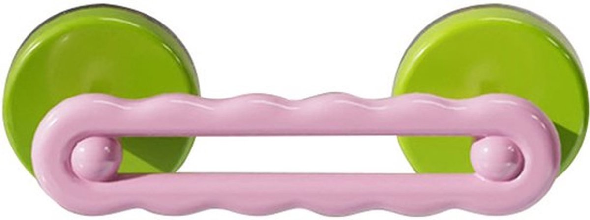 Roze waterdichte douchebakgreep met handgreep biedt grip, antislip zuignap, deurgreep dopamine, geen boren nodig, garderobedeurgreep