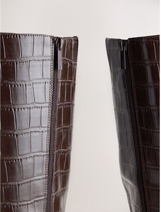 Next - Dames - Forever Comfort® knielaarzen met puntneus - Bruin