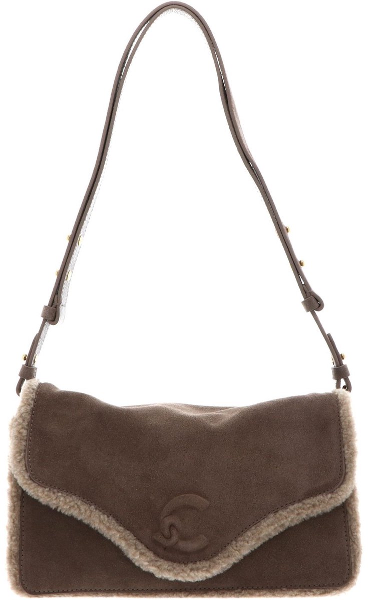 COCCINELLE schoudertas C-Me Sof. Su. Ec Shoulder Bag War. T / War. T / War Taupe