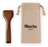 Bluscha® - Foundation Brush - Foundation Kwast - Make-up Kwast - Flat Foundation Brush - Liquid Foundation - Blending Brush - Brons