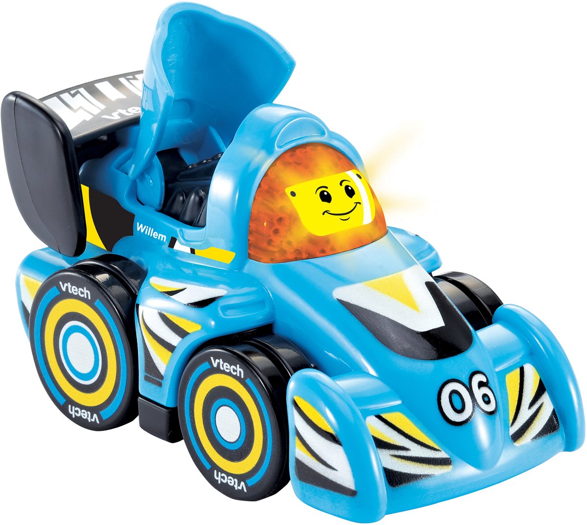 Toet Toet Auto's - Willem Winnaar Lichtblauw de VTech en Multicolore – photo du produit