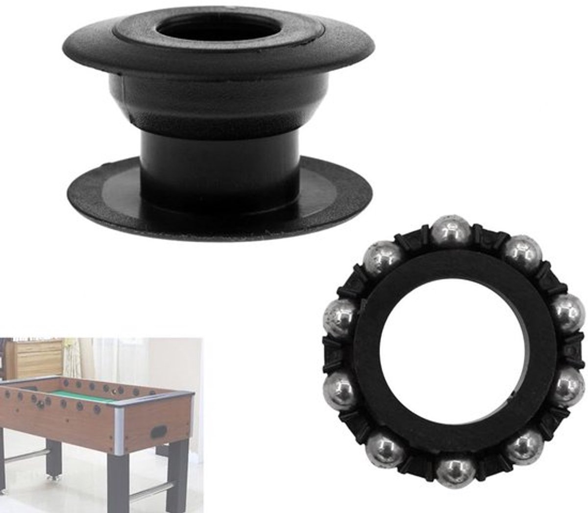 Aladdien - Foosball Staaf Lagers - 10Pcs Accessoires - Eenvoudig te gebruiken