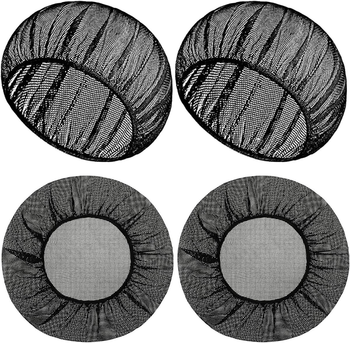 Elastische Haarnetten voor Koks - Herbruikbare en Wasbare Polyester Hoofdbanden voor Catering en Keuken, Geschikt voor Mannen en Vrouwen