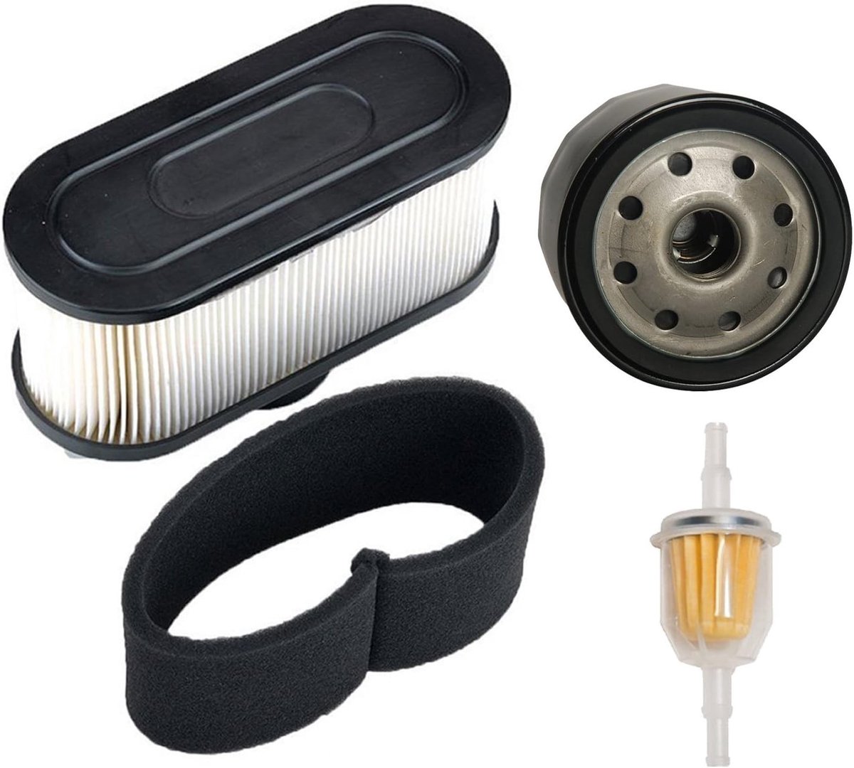 Hoogwaardige oliefilter en brandstoffilter met luchtprefilter voor Kawasaki 4-takt motoren FR651V FR691V FR730V FS481V FS541V FS600V FS651V FS691V FS730V (1 set)