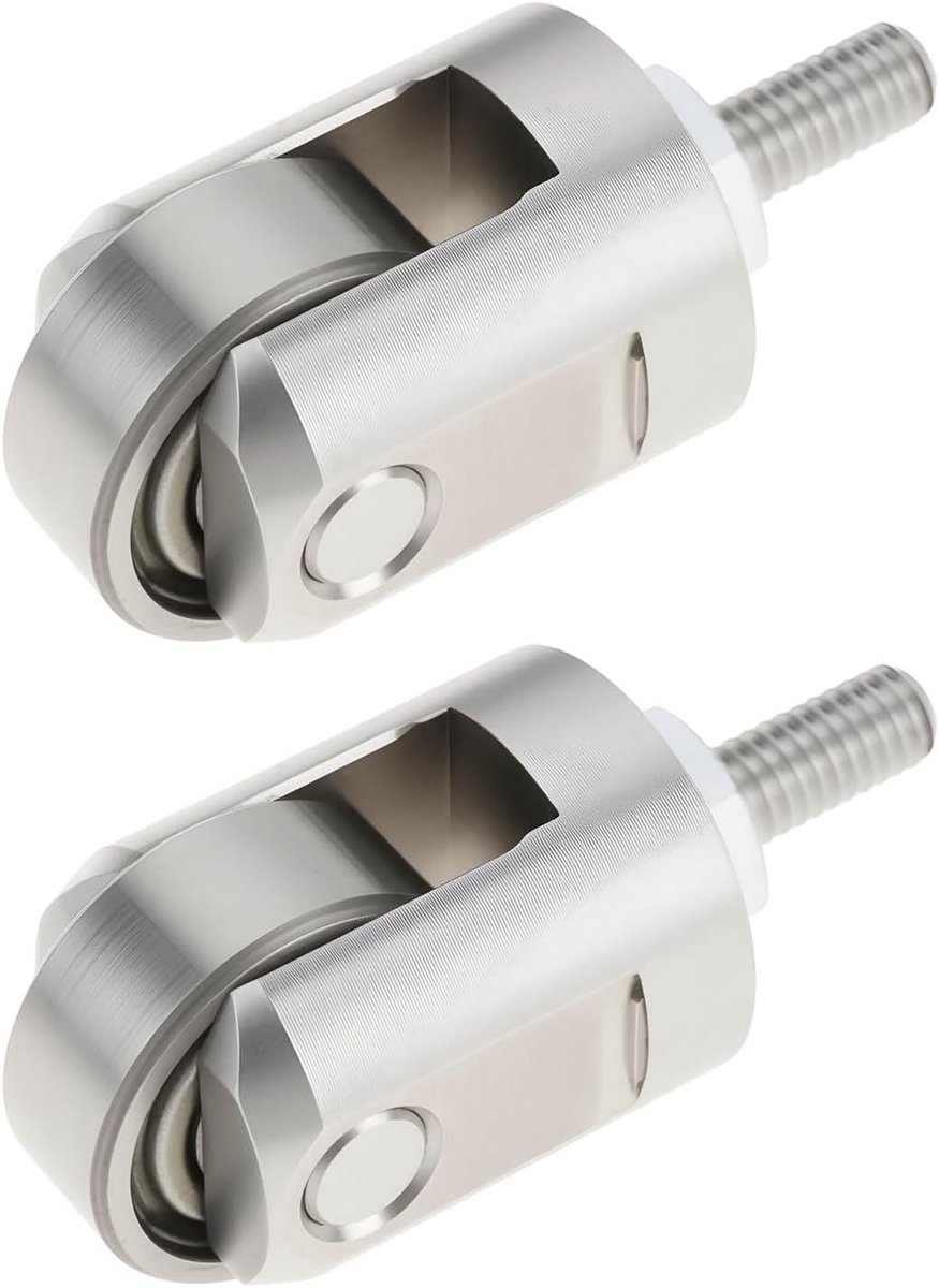 Set van 2 M2.5 Meetkoppen voor Dial Indicator met Rolpunt en Contacttip voor Precisie Metingen