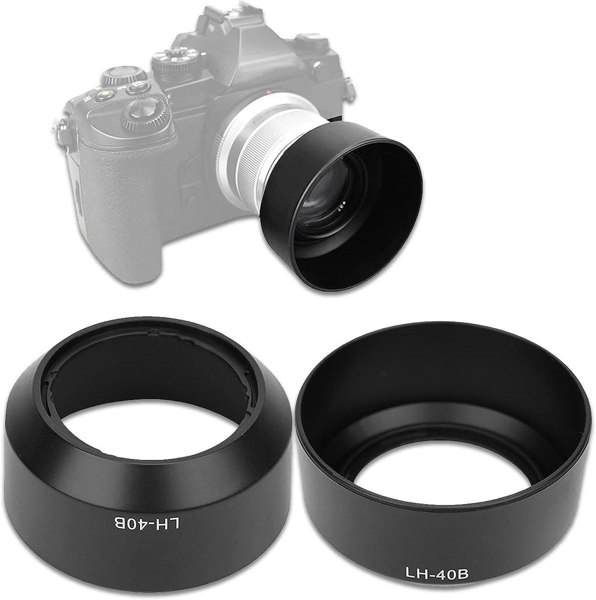 Camera Lens Hood Vervanging 37mm voor Digitale M.ZUIKO 45mm f/1.8 - Bescherming, Schaduw en Verbeterde Beeldkwaliteit