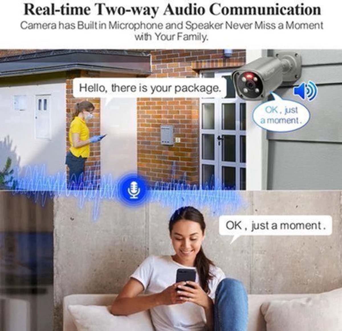 4K Beveiligingssysteem – IP Camera Set – CCTV Systeem – NVR Bewaking – POE Beveiliging – 4 Camera’s 8MP – Tweeweg Audio – Full Color Nachtzicht