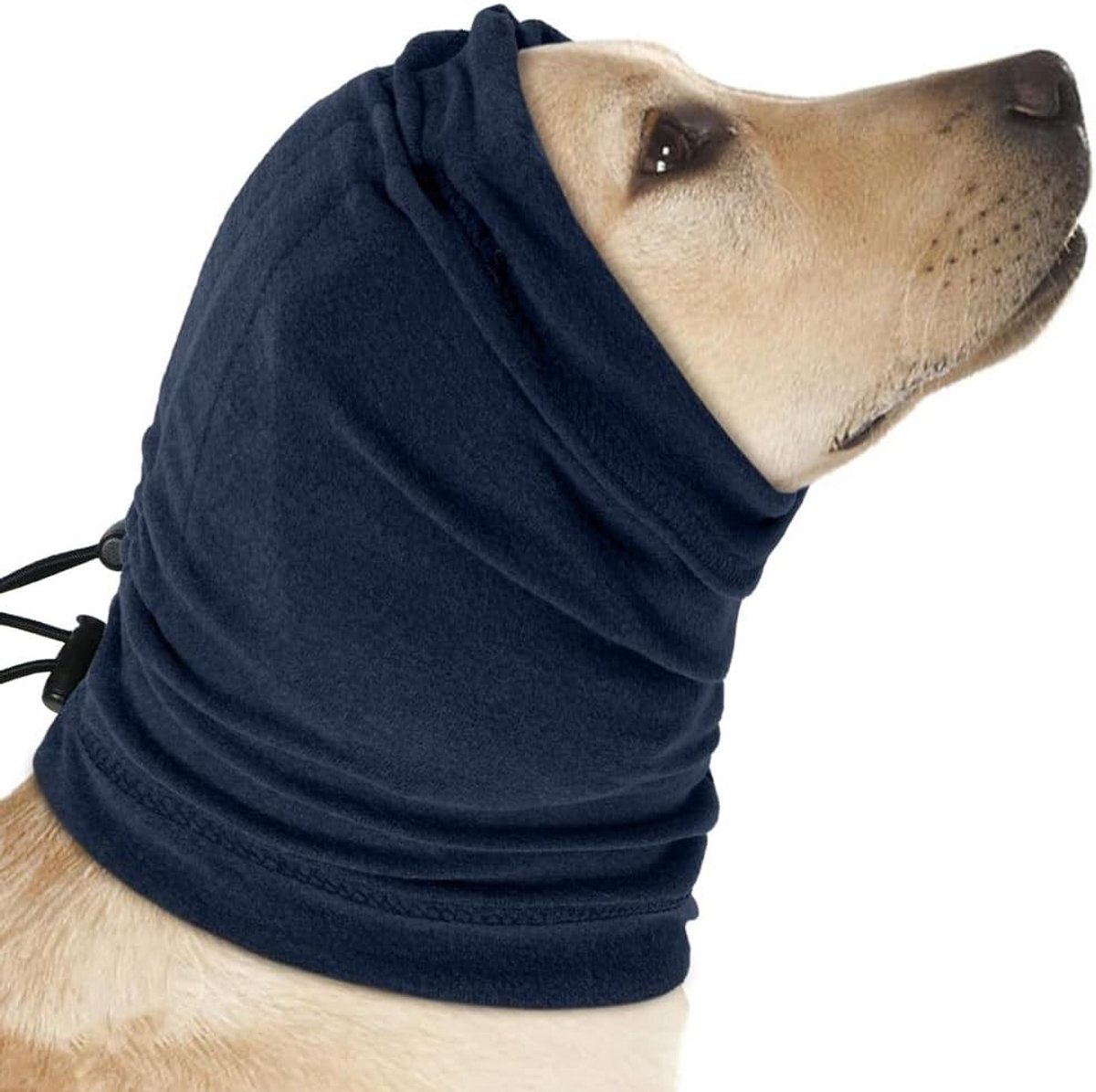 Oorkappen voor Honden en Katten, Geluid Dempen en Kalmeren, Verstelbare en Comfortabele Hoed voor Huisdieren (Donkerblauw/M)
