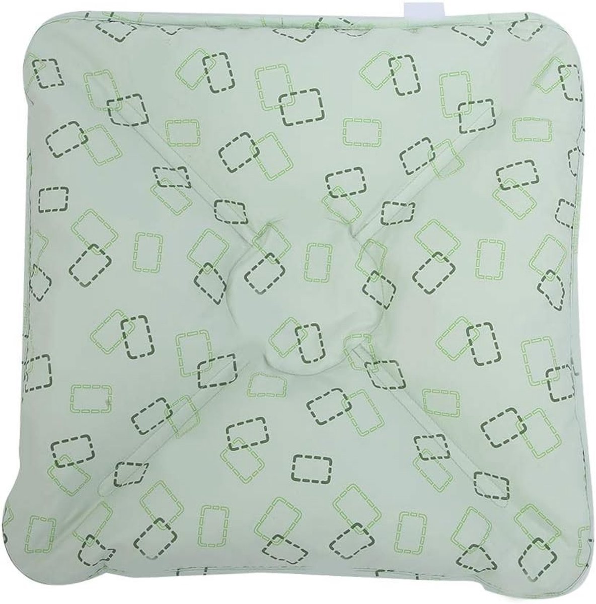 Anti-decubitus kussen vierkant voor bedlegerige patiënten en ouderen, 40 x 40 cm, gemaakt van katoen en elastische holle buizen voor optimaal comfort en ondersteuning