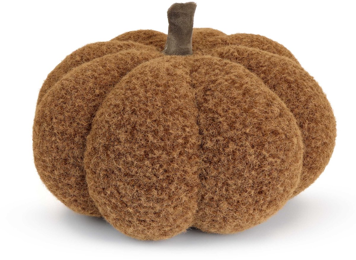Pompoen Kussen 31x31x18 cm – Pumpkin Sierkussen – Halloween Decoratie – Herfstdecoratie – Decoratief Kussen