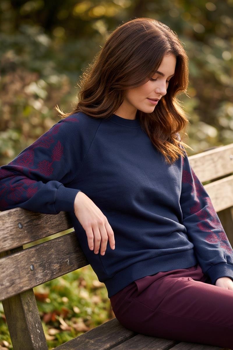 DIDI Dames Sweater Amiga Dark blue maat 48