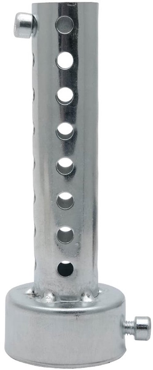 Dailygoody - 45 MM Zilver - Motorfiets Uitlaatdemper - Universeel - Korte Uitlaat