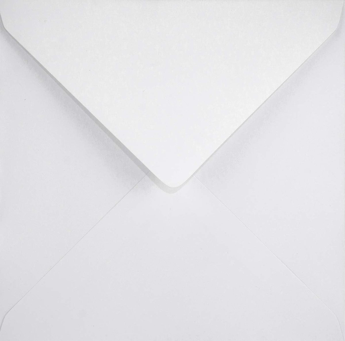 Witte vierkante enveloppen met natte lijm en puntklep 140x140mm 120g - Perfect voor brieven en kaarten