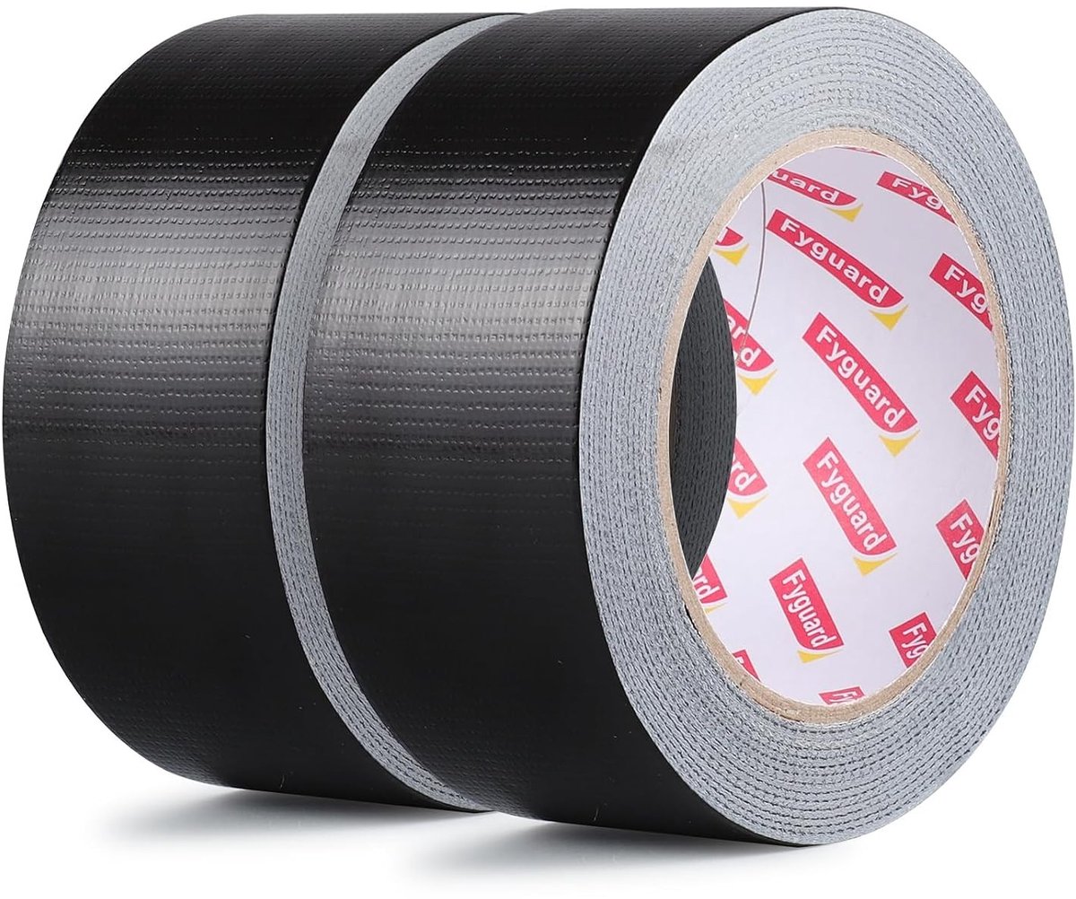 Kunstgras tape - Zwart - 48 mm x 28 m - Geweven PVC-Coating - Voor Reparatie en Versterking