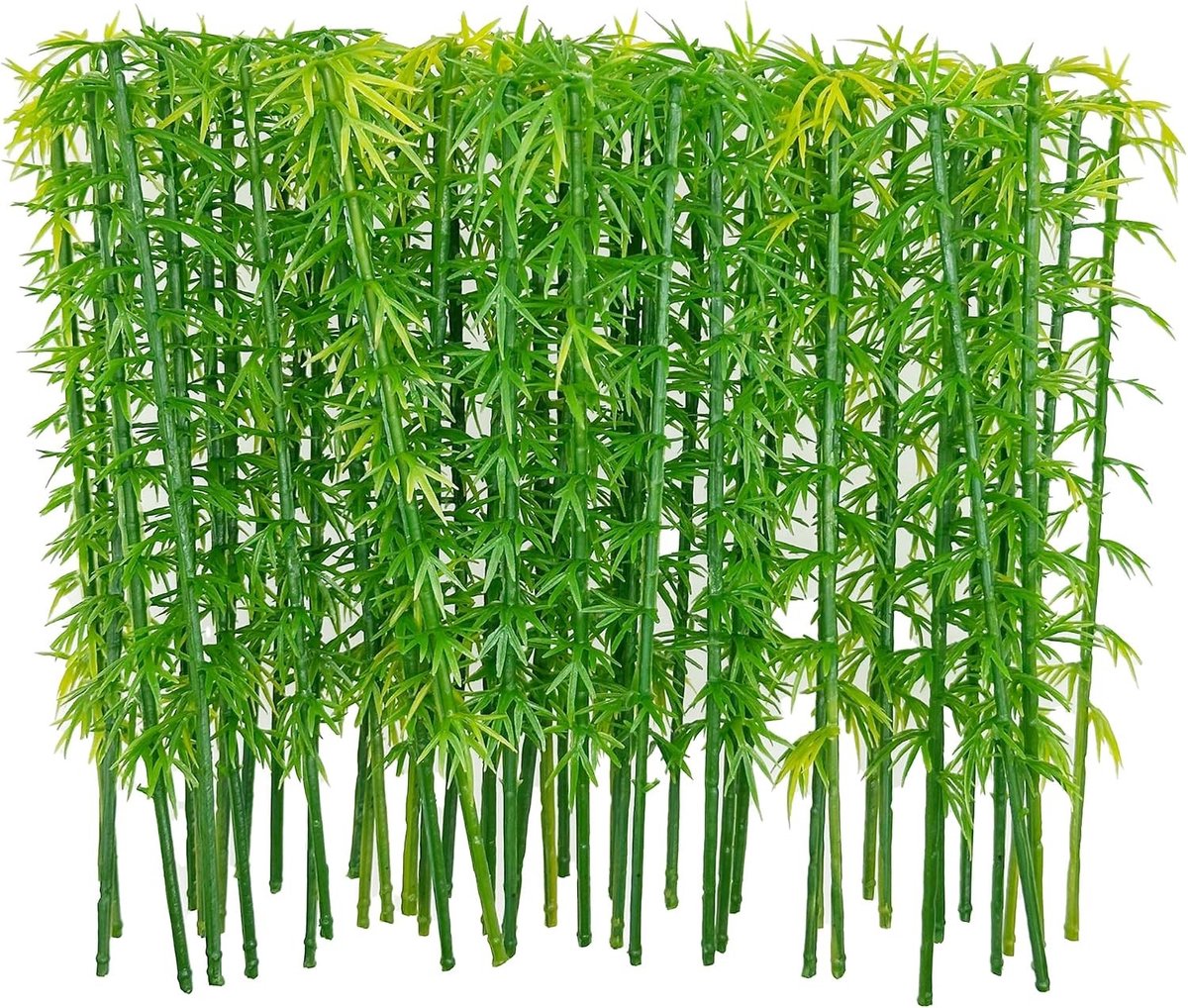 Bamboebomen voor Modelbouw - Kunstmatige Bamboebomen voor Miniatuurlandschappen en Diorama's, 50 Stuks van 15 cm Hoog