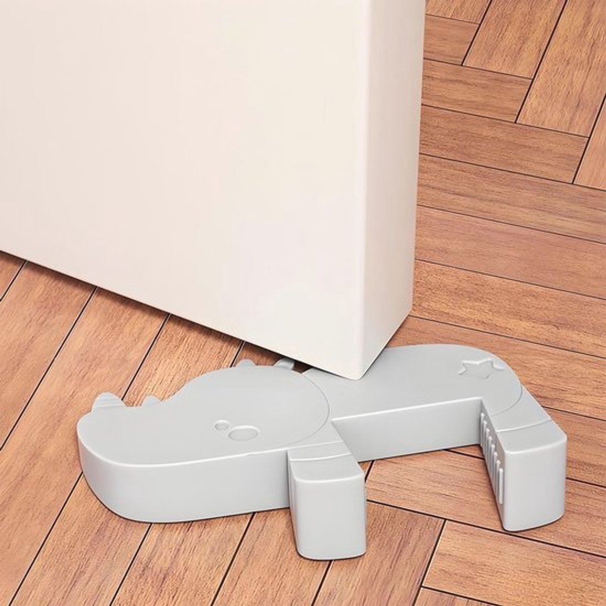Antislip deurstopper - Voor babyveiligheid - Flexibele siliconen deurwig - Met schattig ontwerp - Ideaal als deurblok - En deurslot
