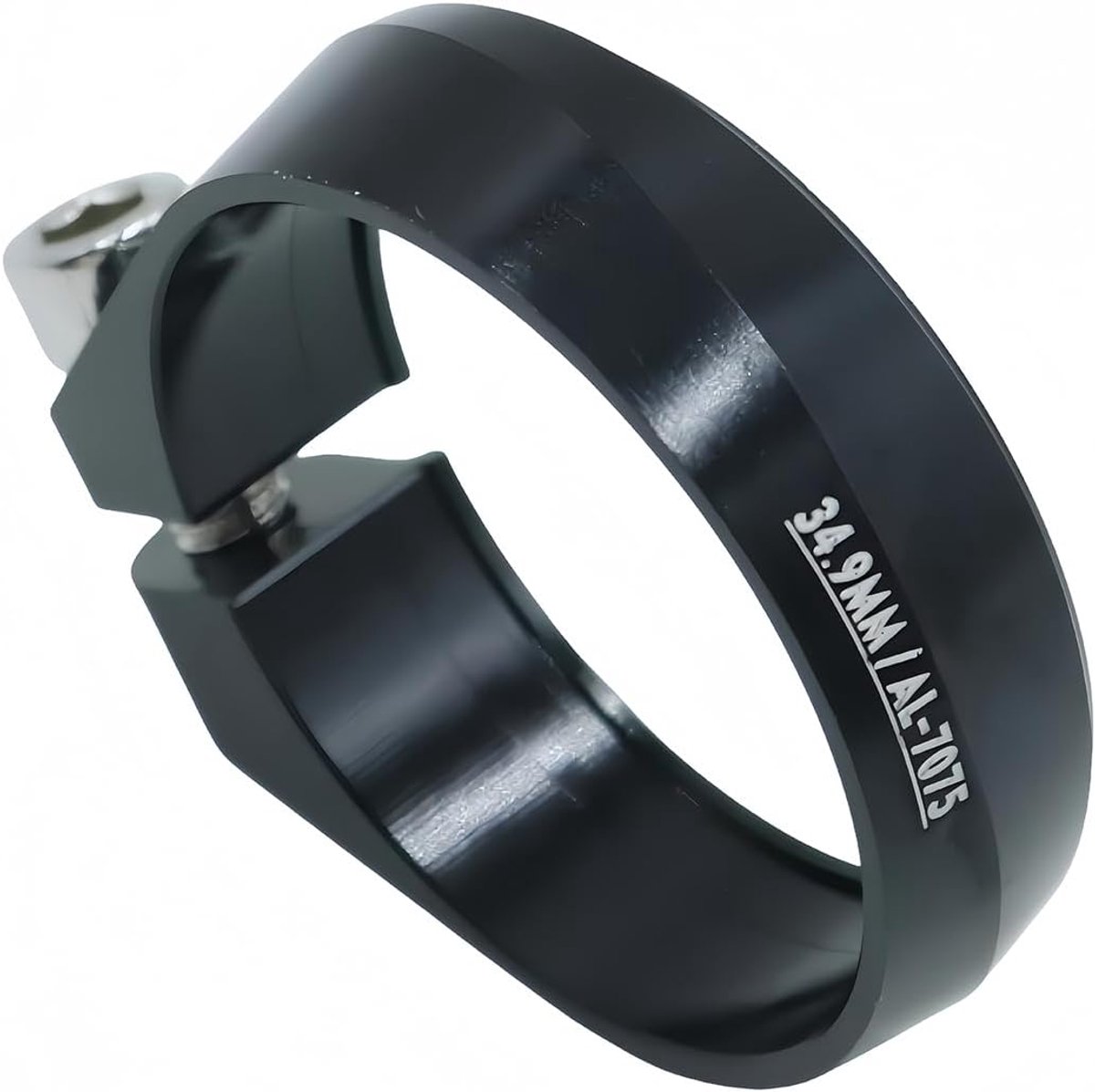 Fietszadelpenklem gemaakt van 7075 aluminiumlegering - Universele zadelpenklem voor mountainbikes/racefietsen (34,9 mm) - Lichtgewicht
