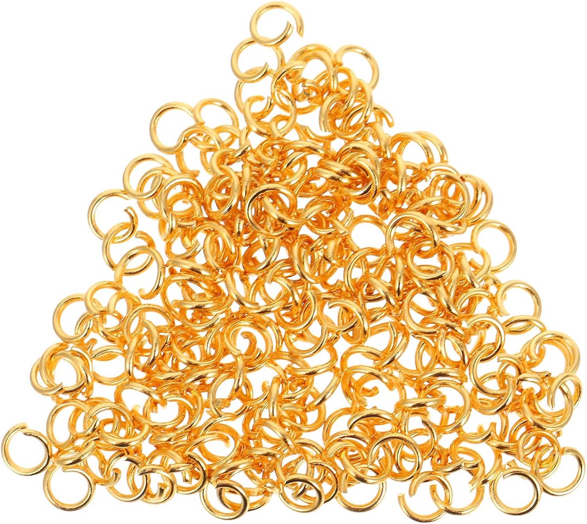 200 Stuks Roestvrijstalen Sieraden Verbindingsringen Electroplated Splitringen van Oorbellen Kettingen Armbanden Duurzame Metalen Accessoires voor Sieraden