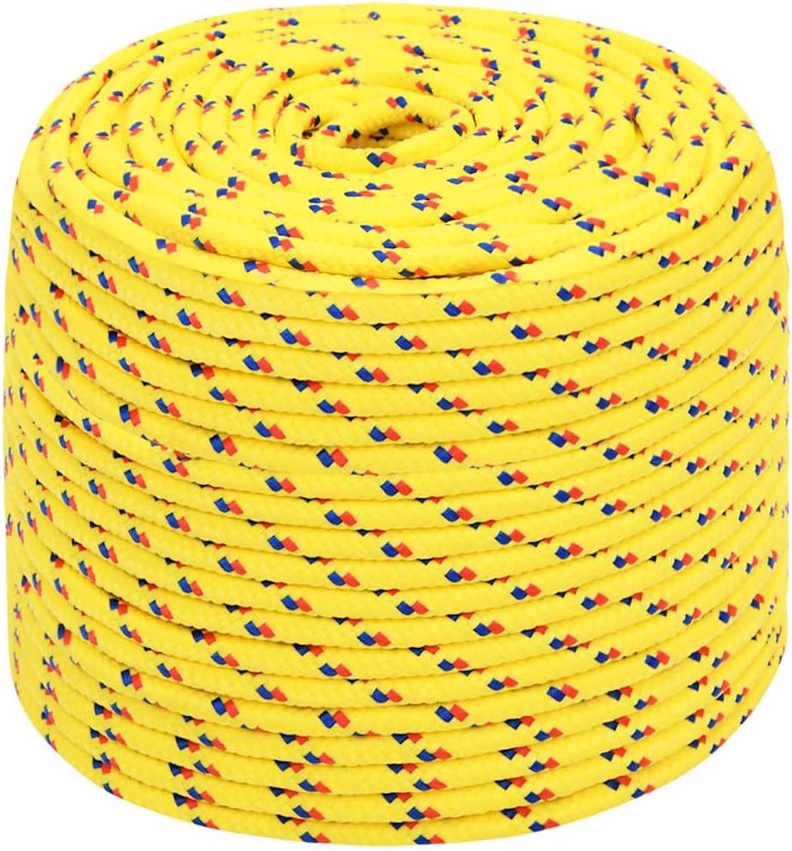 Touw 10 mm 100 m - geel