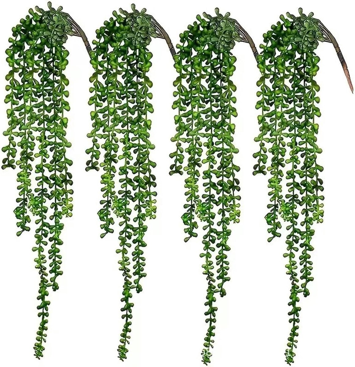 Kunstspinplant set van 4 tuindecoratie